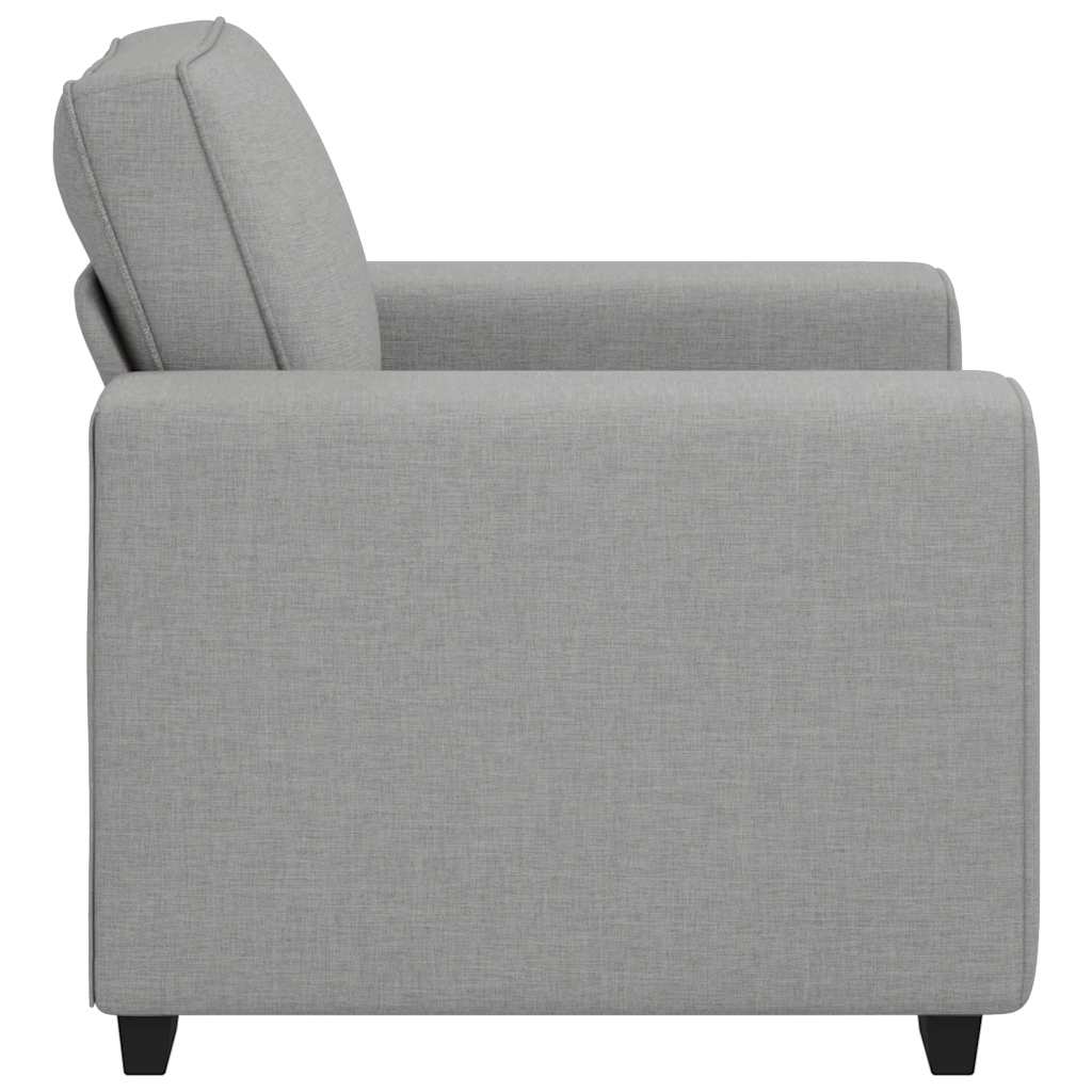 Fauteuil nuage gris 60 cm tissu