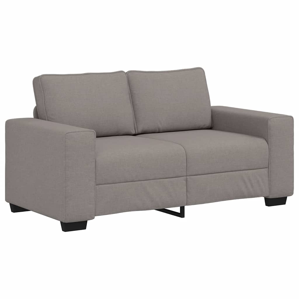Canapé 2 places tissu taupe 120 cm