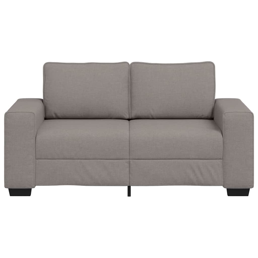Canapé 2 places tissu taupe 120 cm