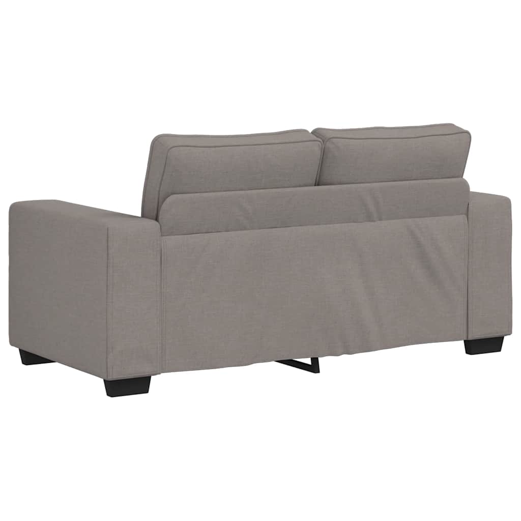Canapé 2 places tissu taupe 120 cm