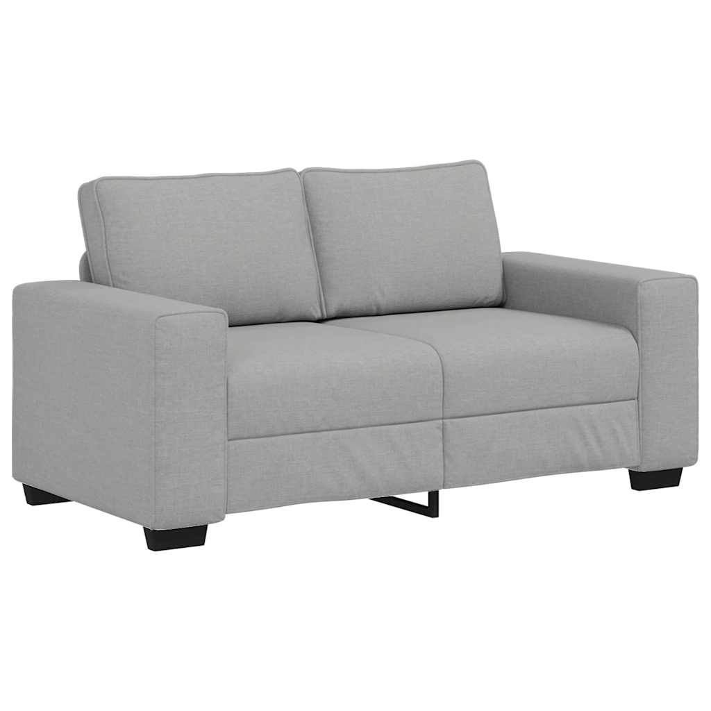 Canapé 2 places gris nuage 120 cm tissu