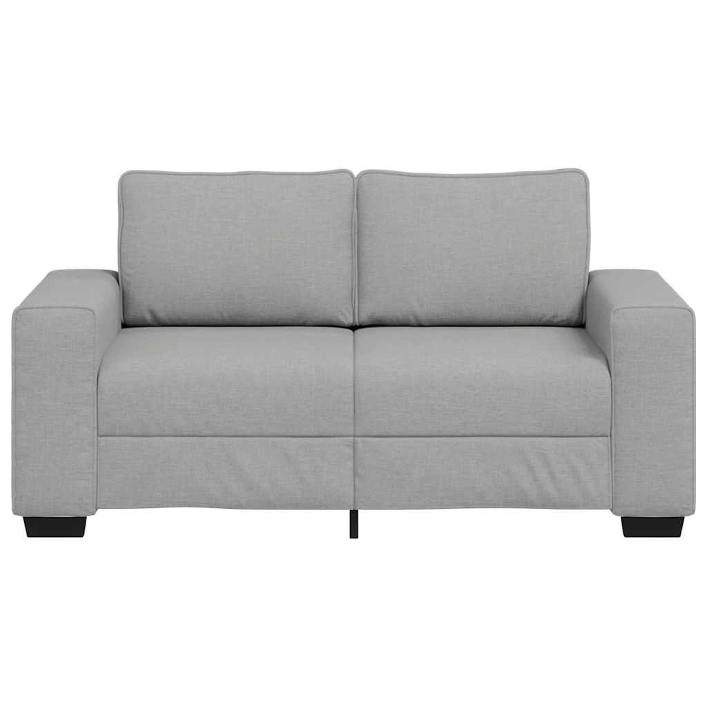Canapé 2 places gris nuage 120 cm tissu