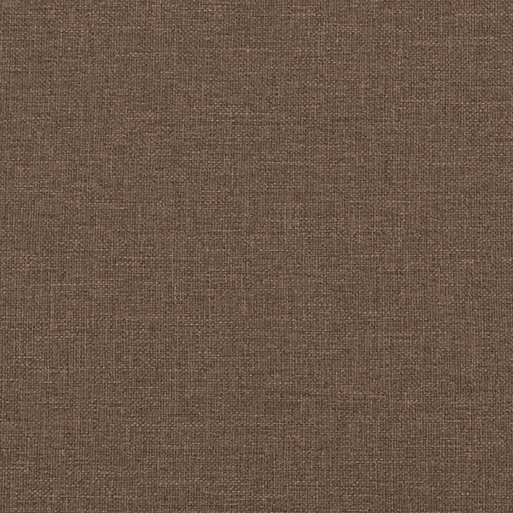 2-Sitzer-Sofa Braun 140 cm Stoff