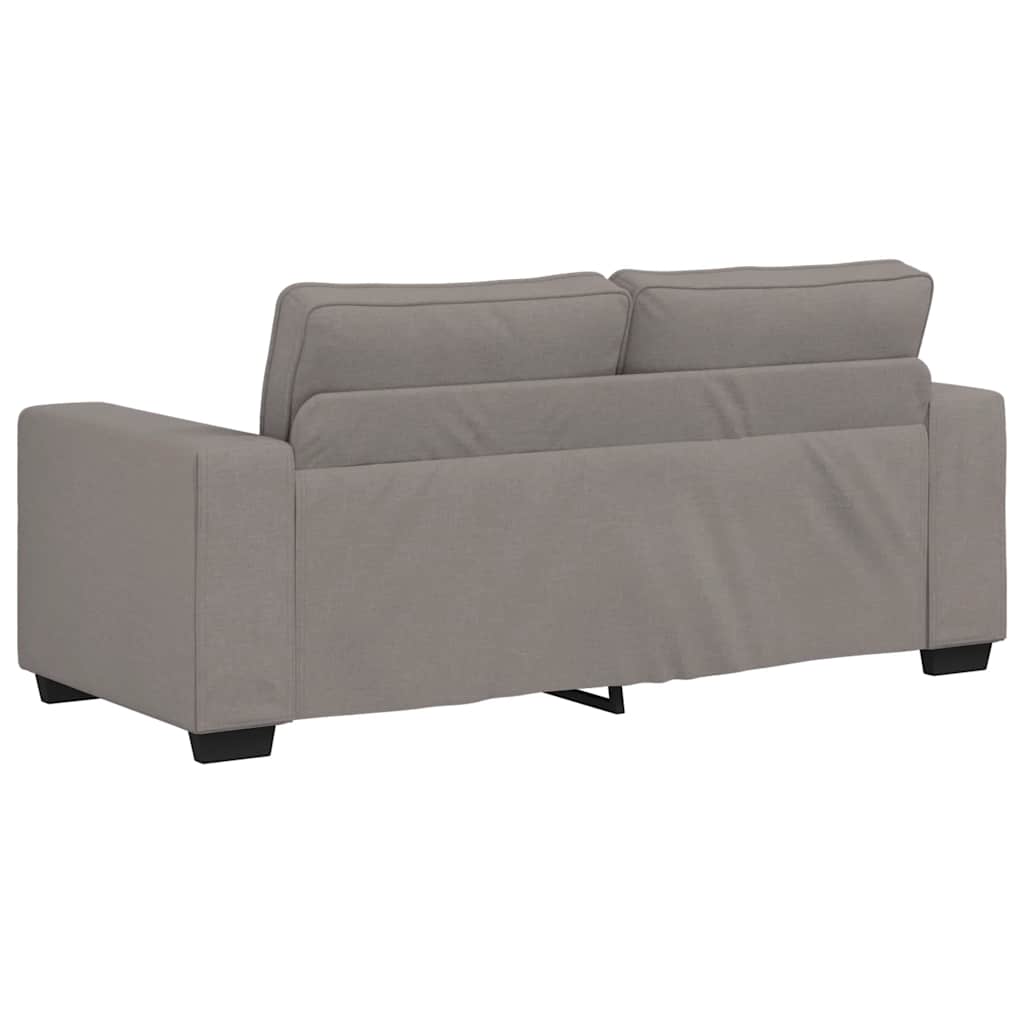 Canapé 2 places tissu taupe 140 cm