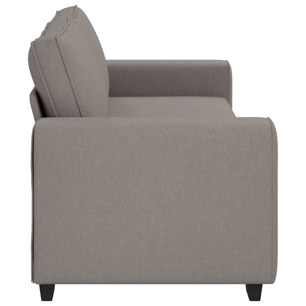 Canapé 3 places tissu taupe 180 cm