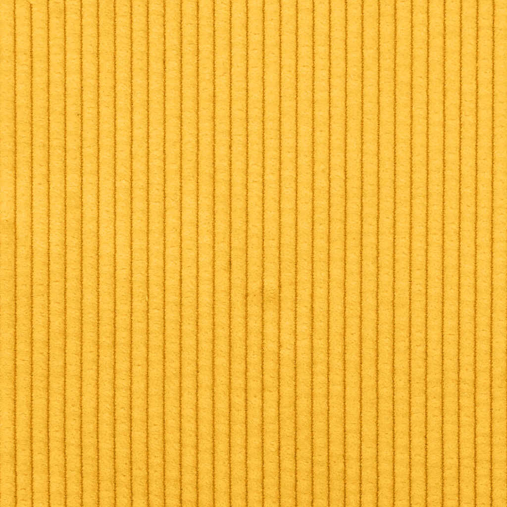Zweisitzer-Sofa Hellgelb 120 cm Cordstoff