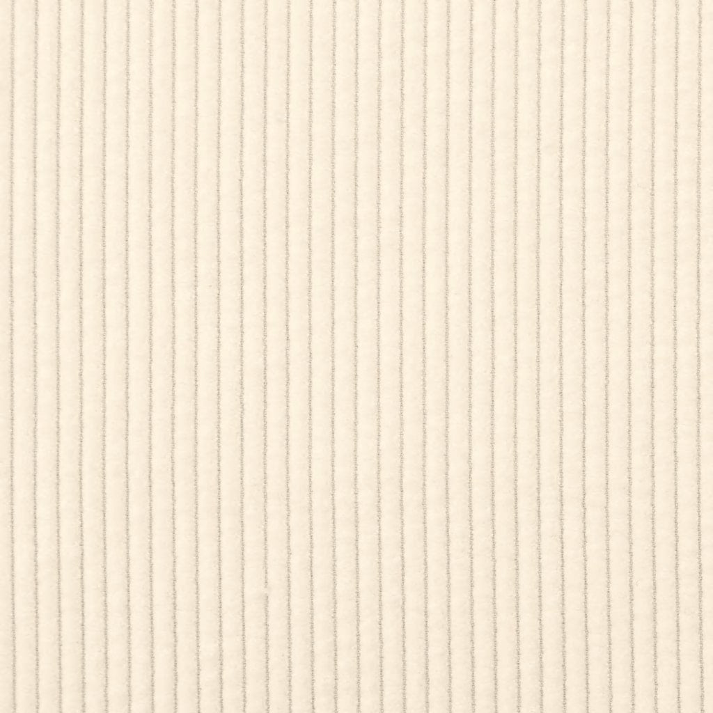 Zweisitzer-Sofa Creme 140 cm Cordstoff