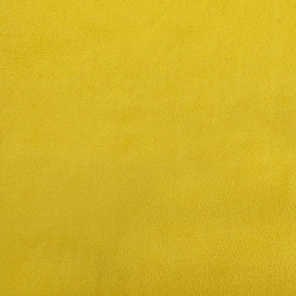 Zweisitzer-Sofa Gelb 140 cm Samt