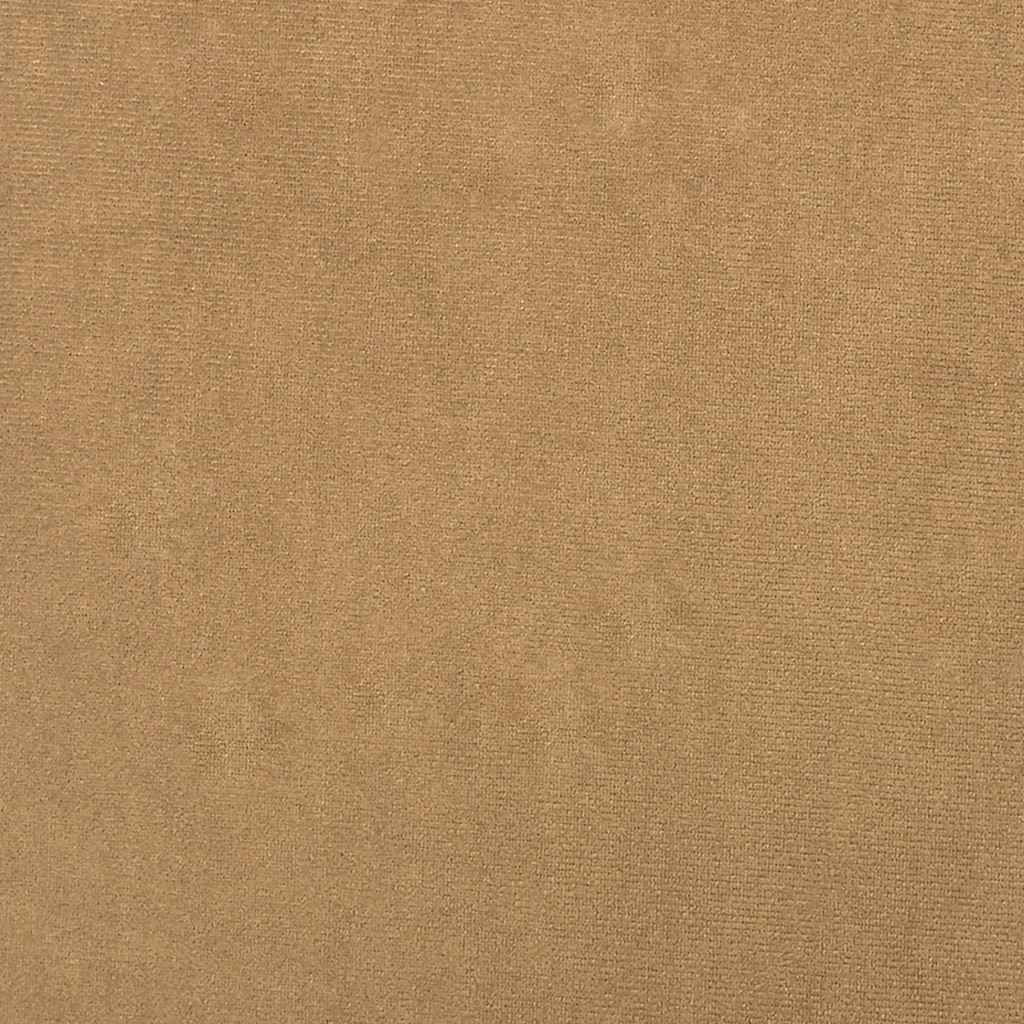 Zweisitzer-Sofa Braun 140 cm Samt