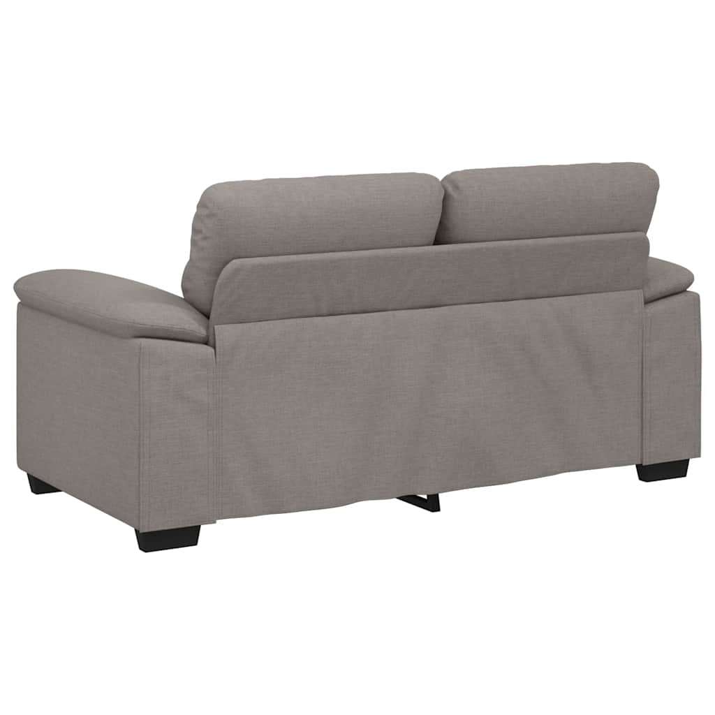 2-Sitzer-Sofa Taupe 120 cm Stoff