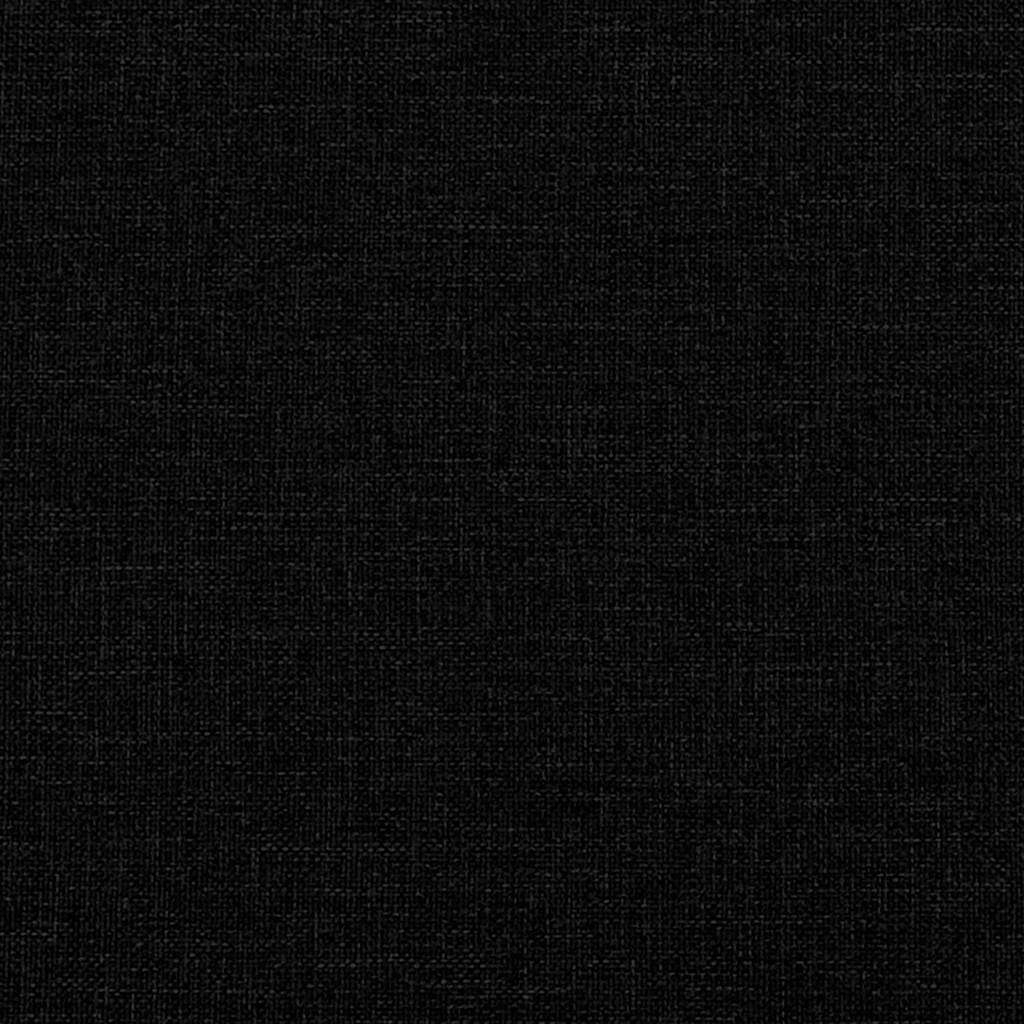 2-Sitzer-Sofa Schwarz 140 cm Stoff