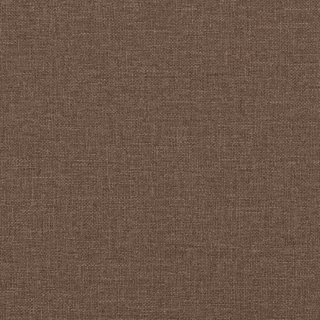 2-Sitzer-Sofa Braun 140 cm Stoff
