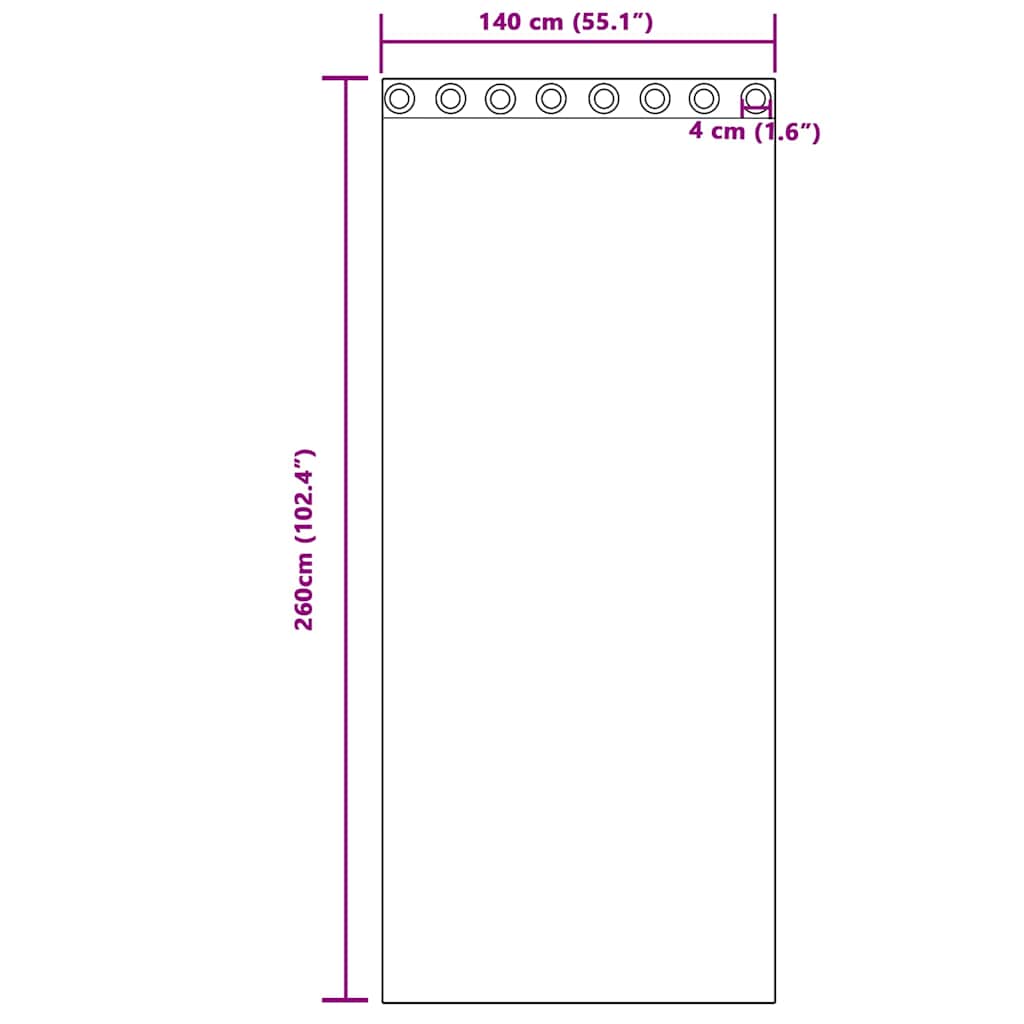 Verdunkelungsvorhänge 2 stk. Dunkelgrün 140 x 260 cm Samt