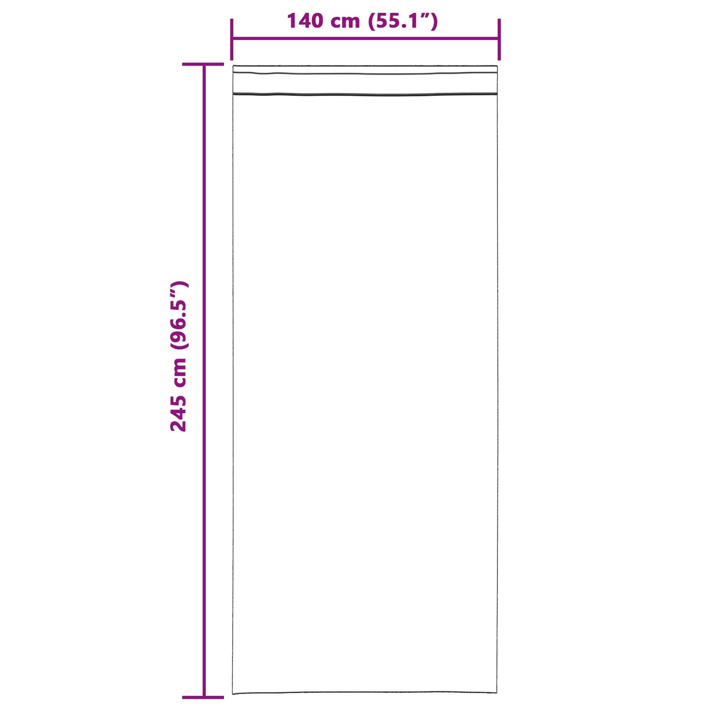 Verdunkelungsvorhänge 2 stk. Dunkelrosa 140 x 245 cm Samt