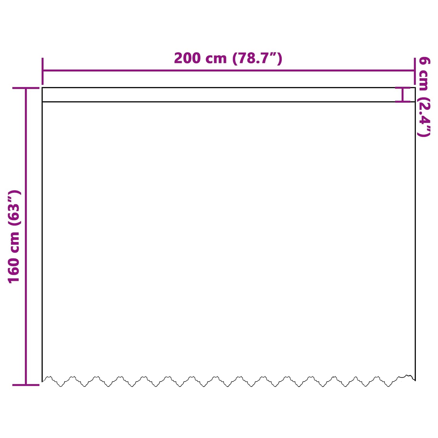 Spitzenvorhang mit Vorhängen Floral Weiß 160 x 200 cm Polyester