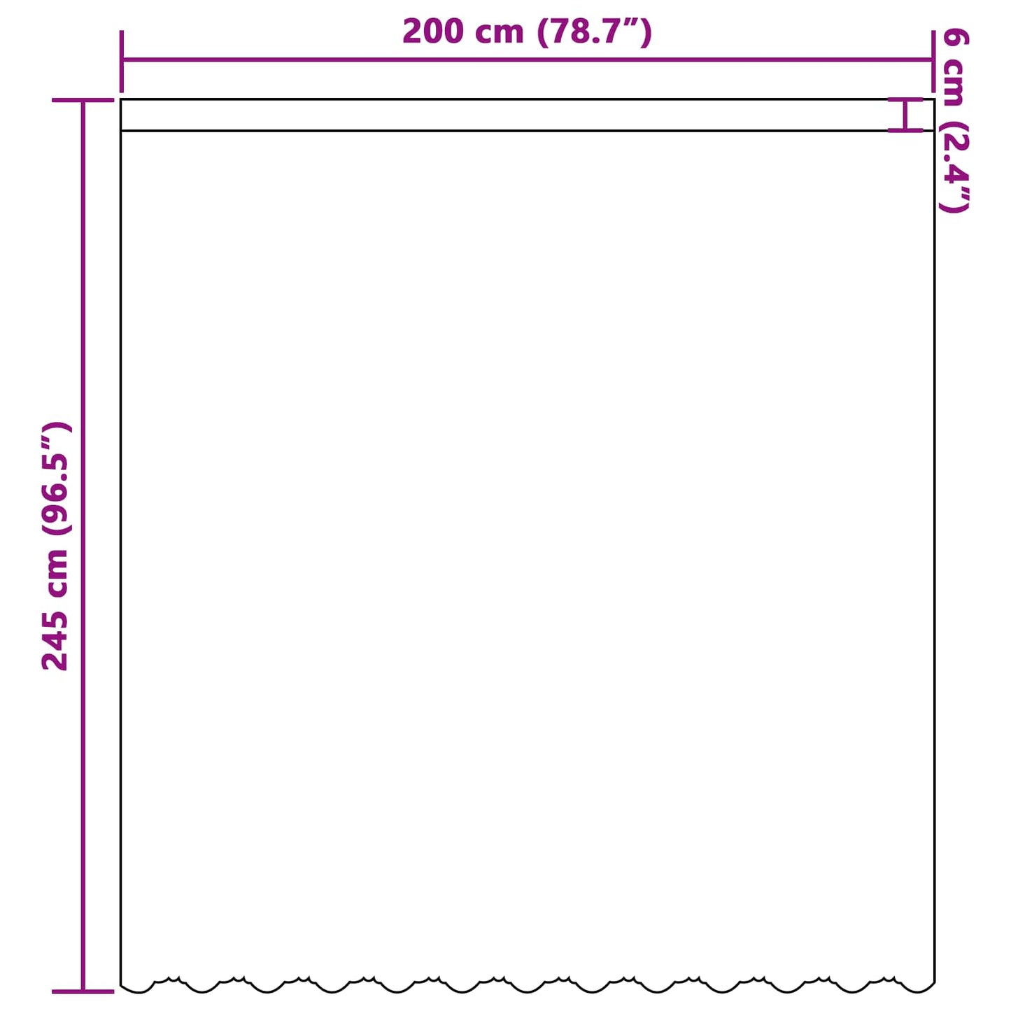 Spitzenvorhang mit Vorhängen Floral Weiß 245 x 200 cm Polyester