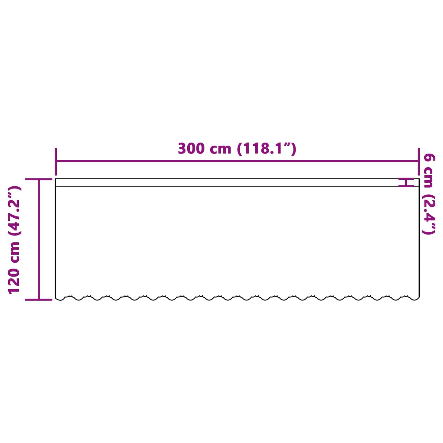 Spitzenvorhang mit Vorhängen Floral Weiß 120 x 300 cm Polyester