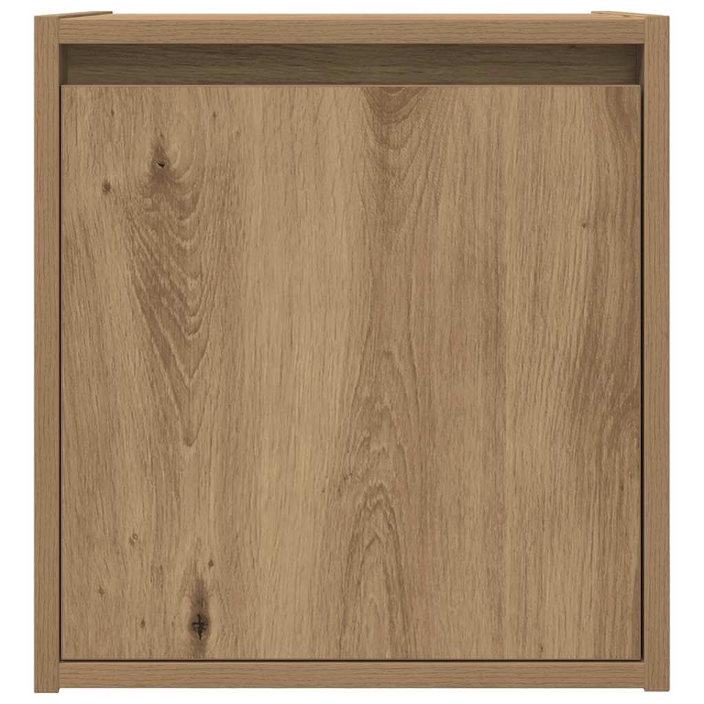 Wall-mounted bedside tables, 2 pieces, Artisan oak, 38 x 34 x 40 cm