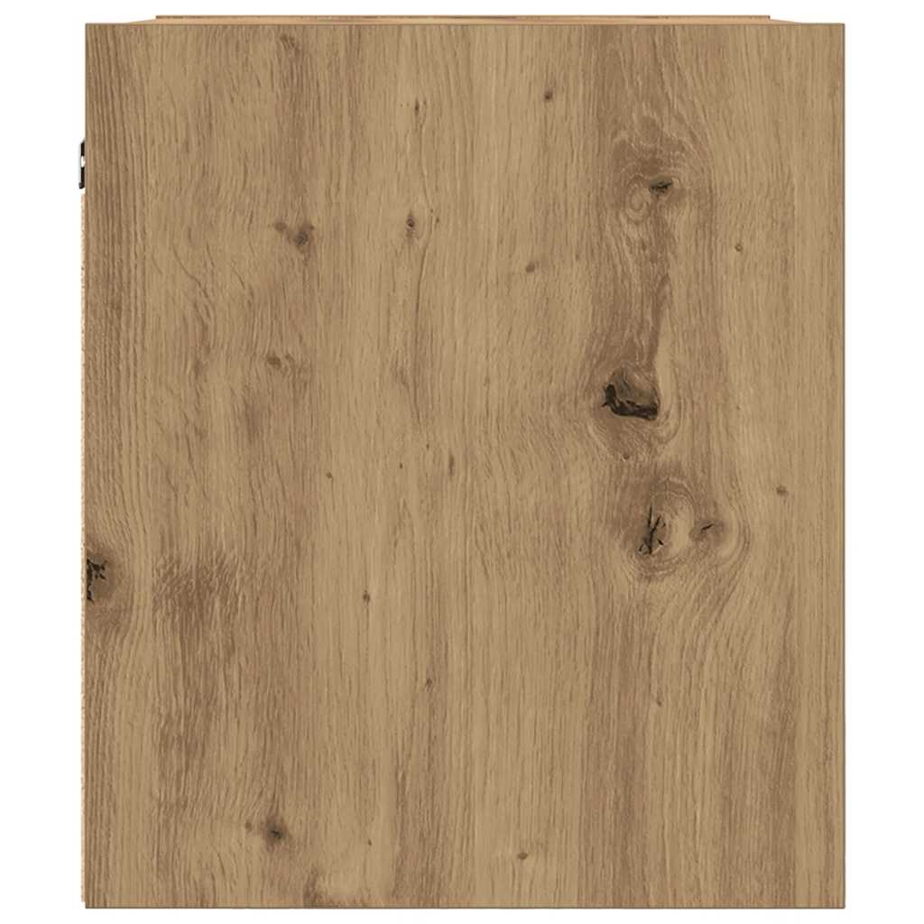 Wall-mounted bedside tables, 2 pieces, Artisan oak, 38 x 34 x 40 cm