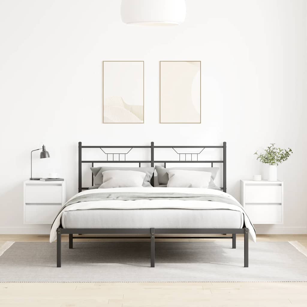 Wall-mounted bedside tables, 2 pieces, white, 38 x 34 x 40 cm