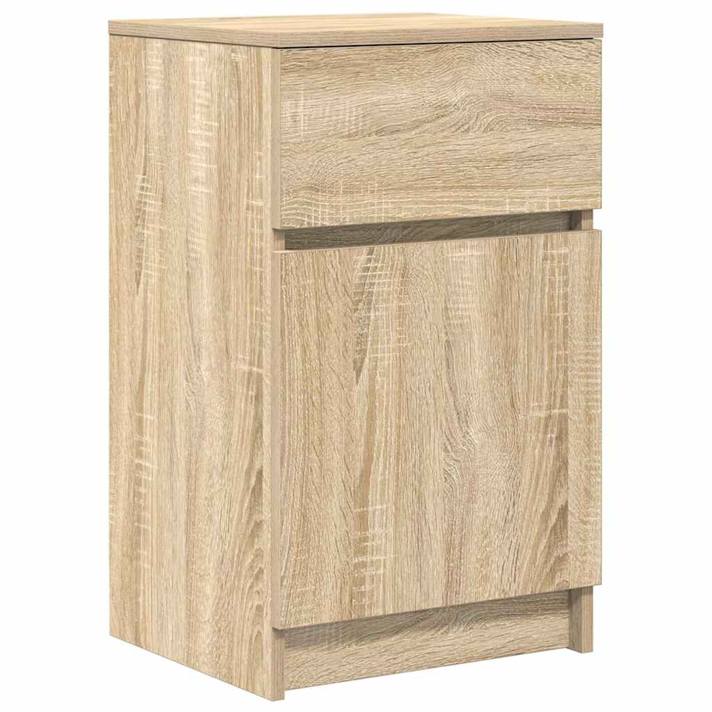 Table de chevet en chêne Sonoma 39x35x65 cm matériau bois