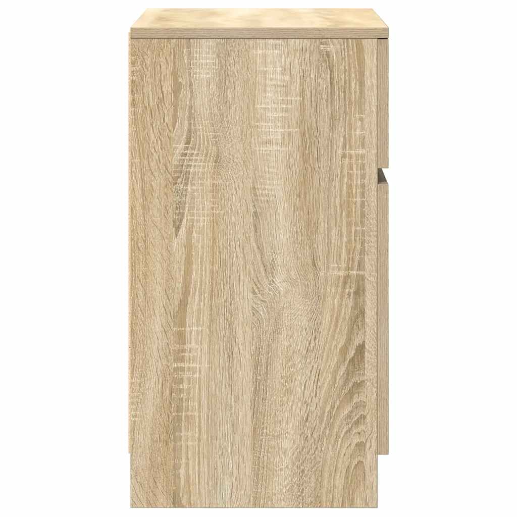 Table de chevet en chêne Sonoma 39x35x65 cm matériau bois