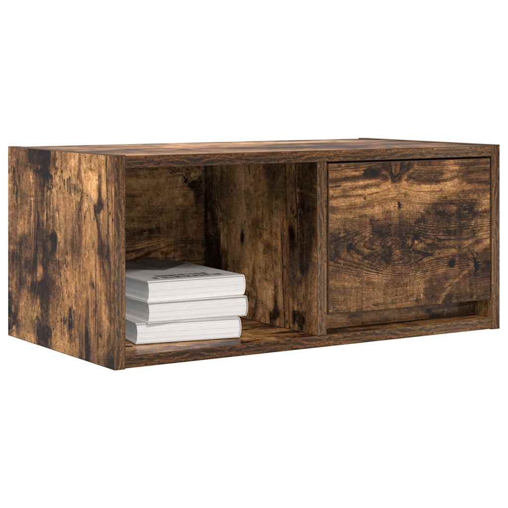 Meubles TV 2 pièces chêne fumé 60x31x25,5 cm matériau bois