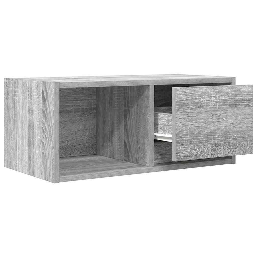 Meubles TV, lot de 2, gris Sonoma, 60 x 31 x 25,5 cm, matériau à base de bois