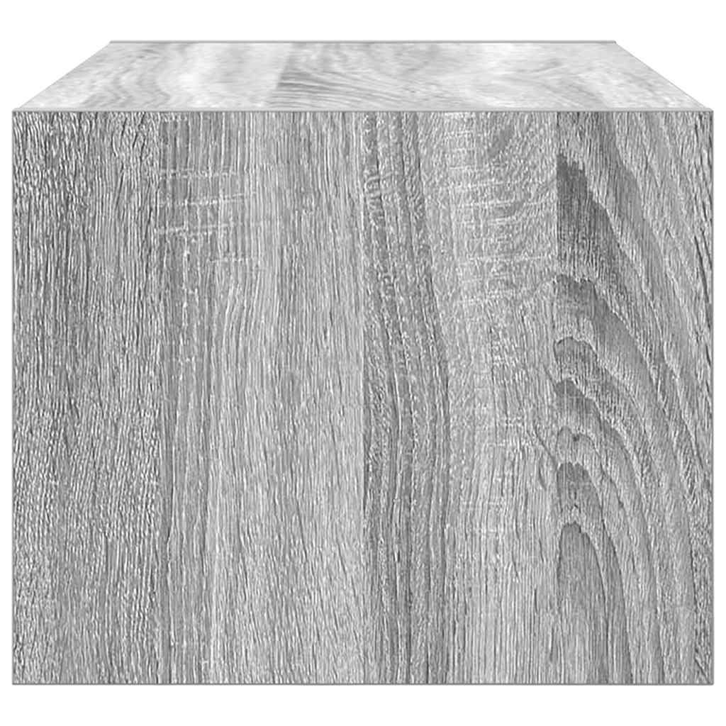 Meubles TV, lot de 2, gris Sonoma, 60 x 31 x 25,5 cm, matériau à base de bois
