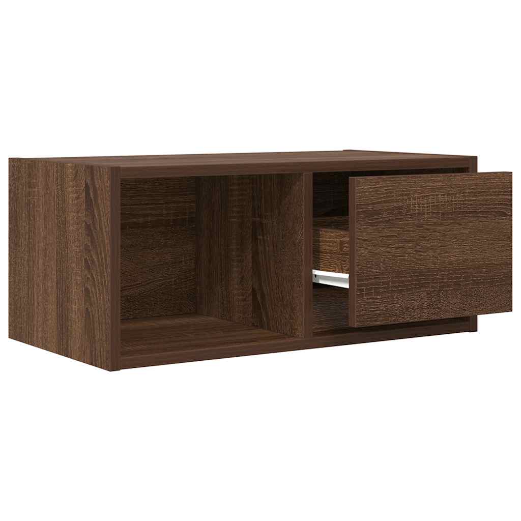 Meubles TV, lot de 2, aspect chêne brun, 60 x 31 x 25,5 cm