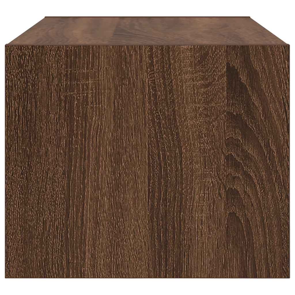 Meubles TV, lot de 2, aspect chêne brun, 60 x 31 x 25,5 cm