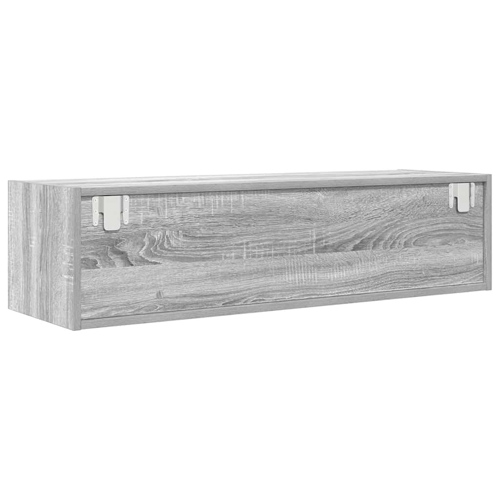 Meubles TV, lot de 2, gris Sonoma, 100 x 31 x 25,5 cm, matériau à base de bois