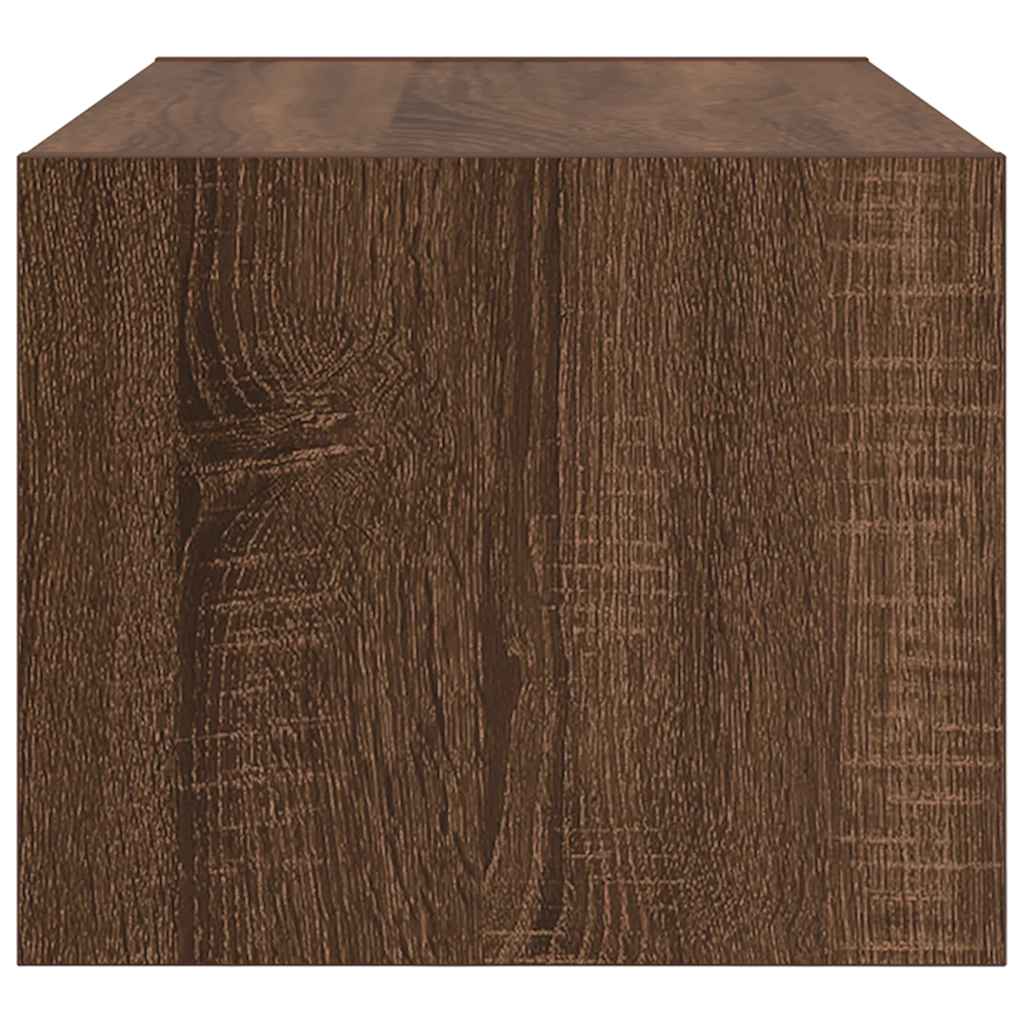 Meubles TV, lot de 2, aspect chêne brun, 60 x 31 x 25,5 cm