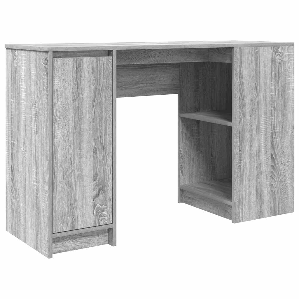 Bureau Gris Sonoma 120x42x76 cm en bois
