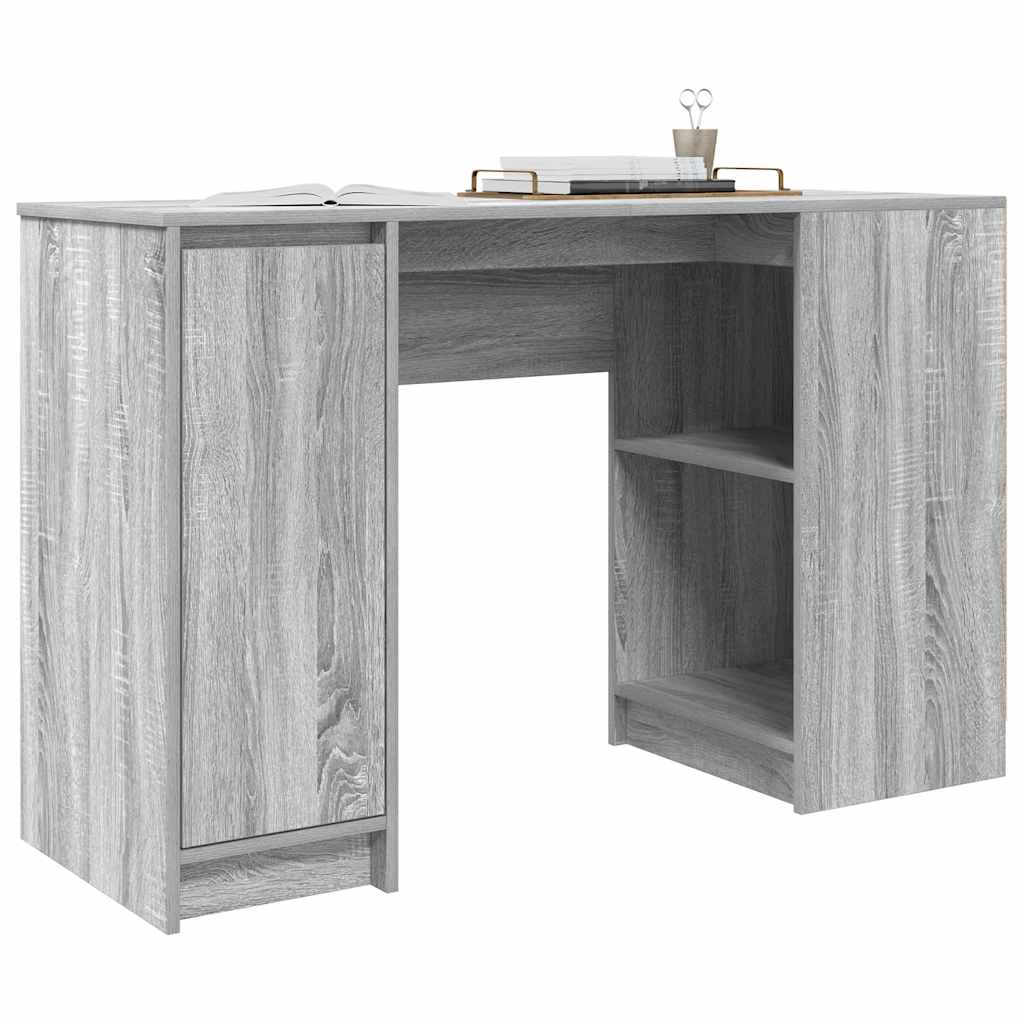 Bureau Gris Sonoma 120x42x76 cm en bois