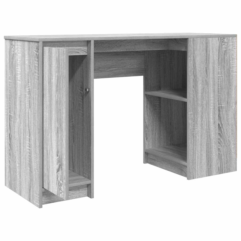 Bureau Gris Sonoma 120x42x76 cm en bois