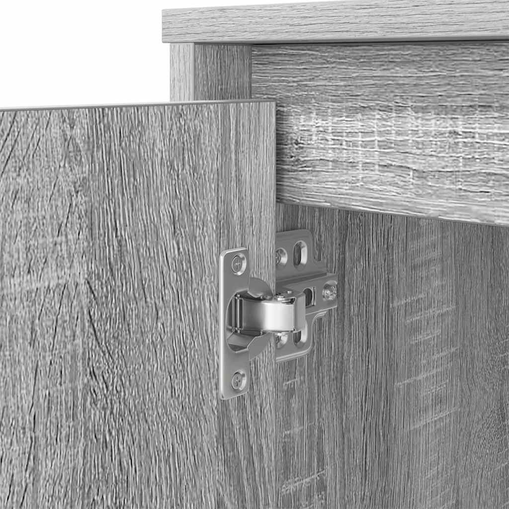 Bureau Gris Sonoma 120x42x76 cm en bois