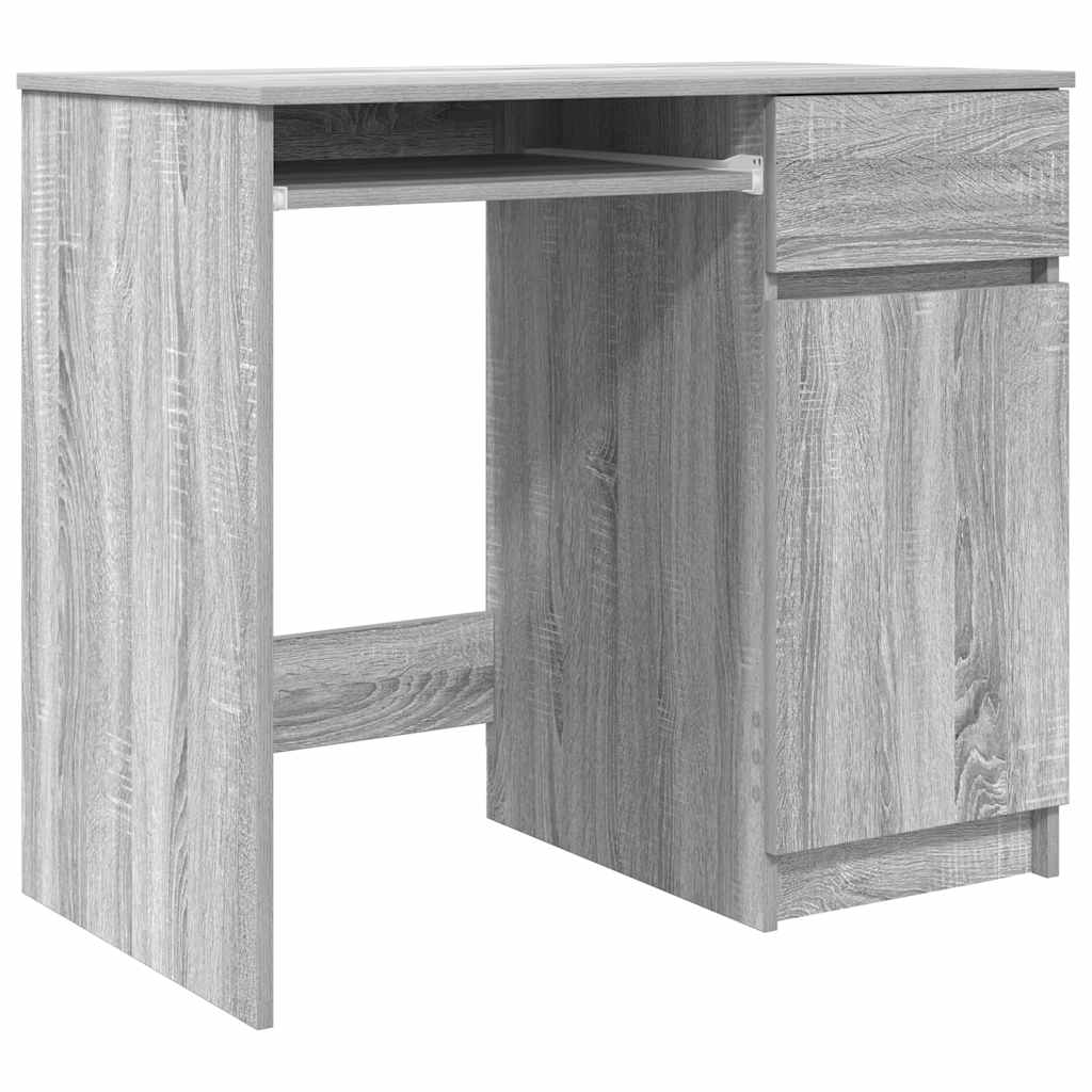 Bureau Gris Sonoma 86x49x76 cm en bois