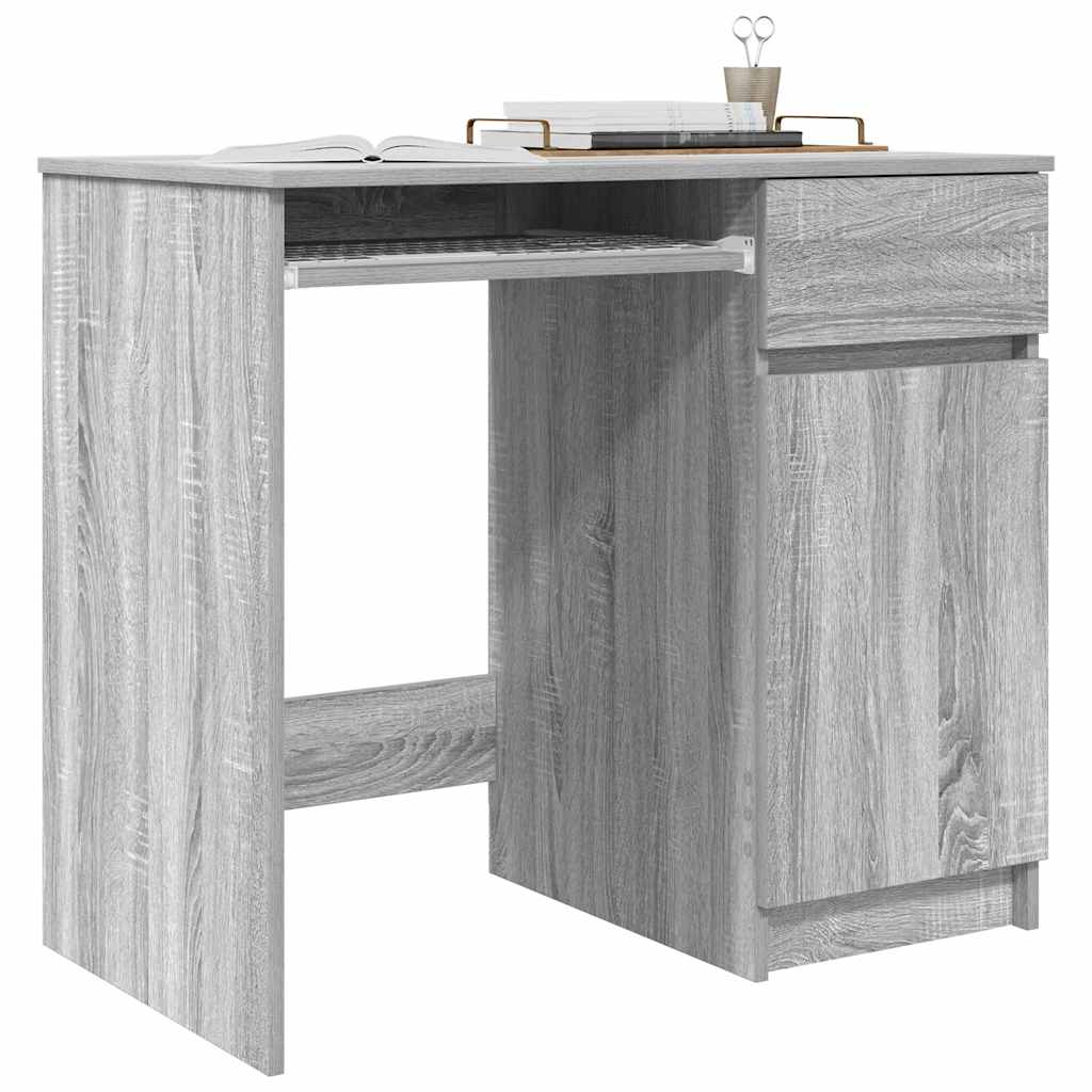 Bureau Gris Sonoma 86x49x76 cm en bois