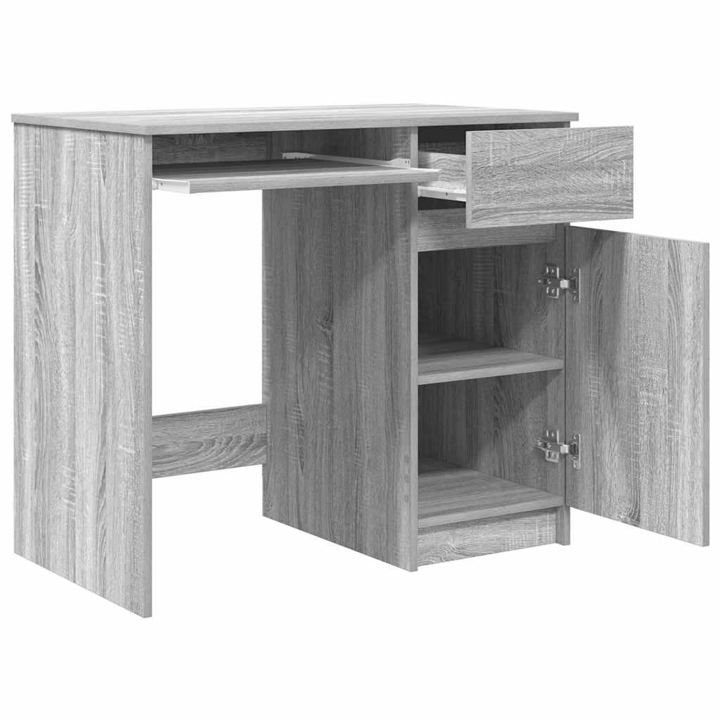 Bureau Gris Sonoma 86x49x76 cm en bois