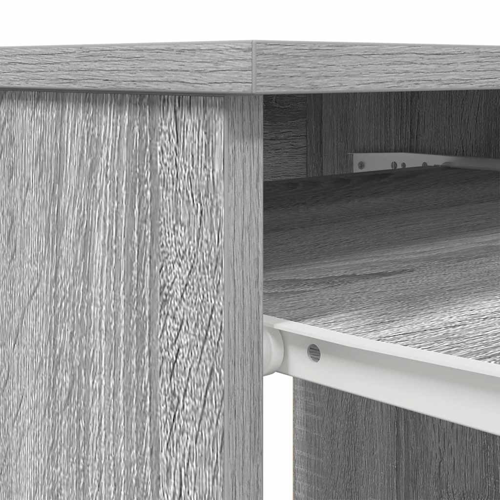 Bureau Gris Sonoma 86x49x76 cm en bois