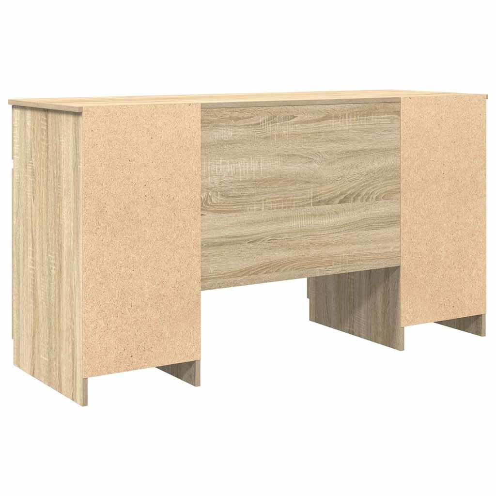 Schreibtisch Sonoma-Eiche 140 x 49 x 76 cm Holzwerkstoff