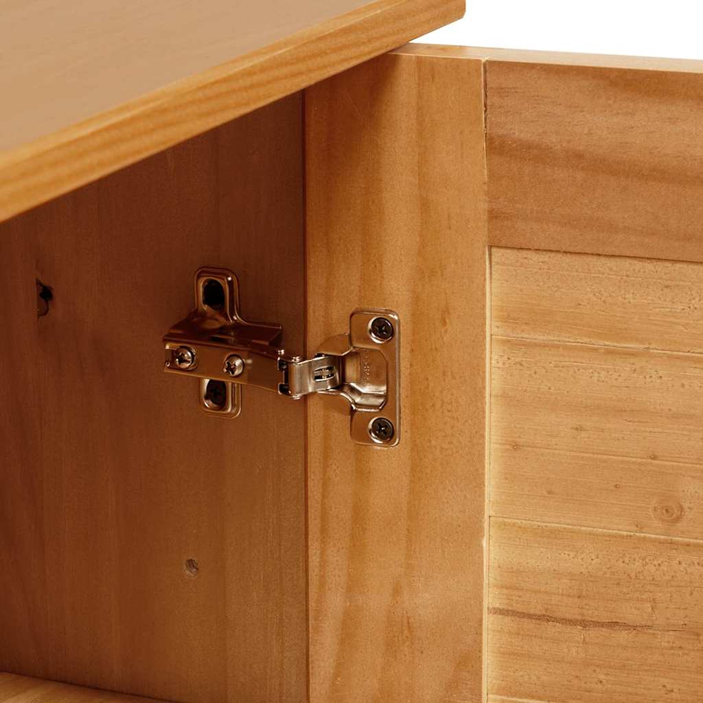 Badezimmermöbel Set mit Regal 2 pcs Braun 67,5 x 34 x 80 cm