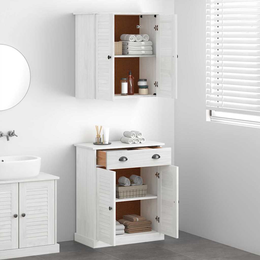 Badezimmermöbel Set mit Regal 2 pcs Braun 67,5 x 34 x 80 cm