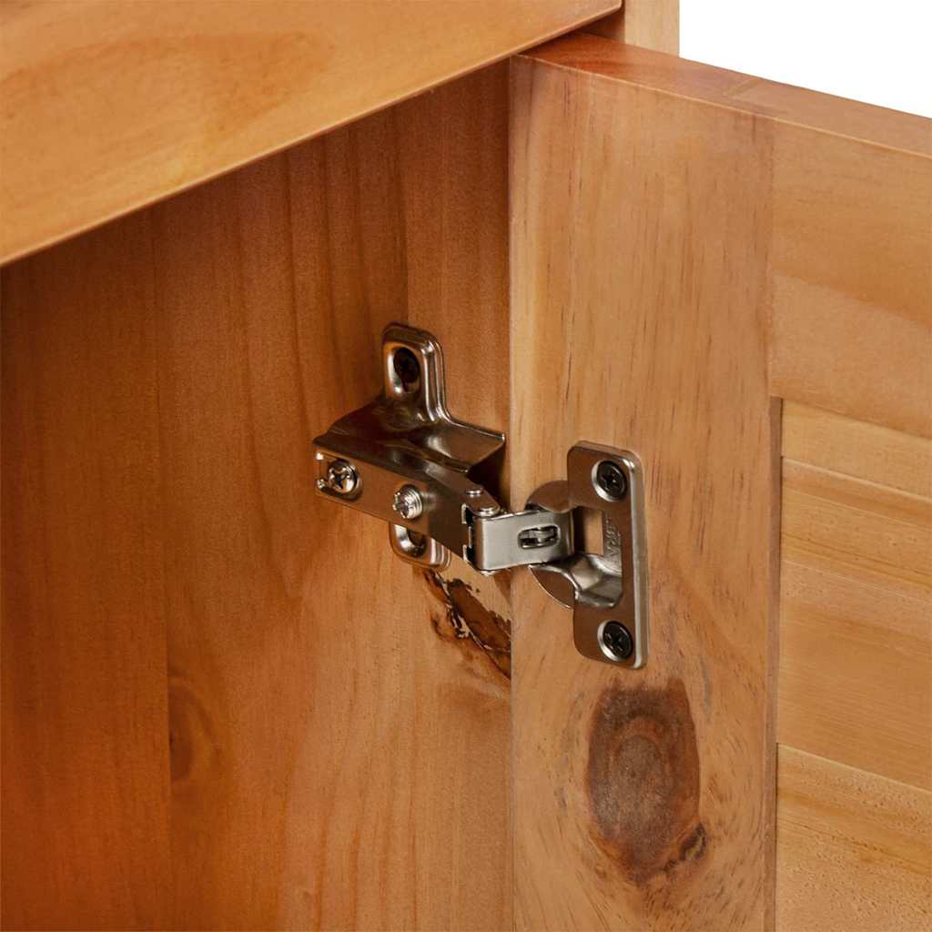 Badezimmermöbel Set mit Regal 4 pcs Honigbraun 37 x 34 x 110 cm