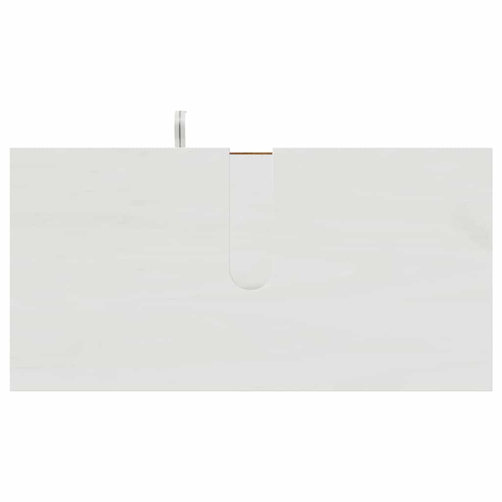 Badezimmermöbel Set mit Regal 3 pcs Antik Weiß 37 x 34 x 110 cm