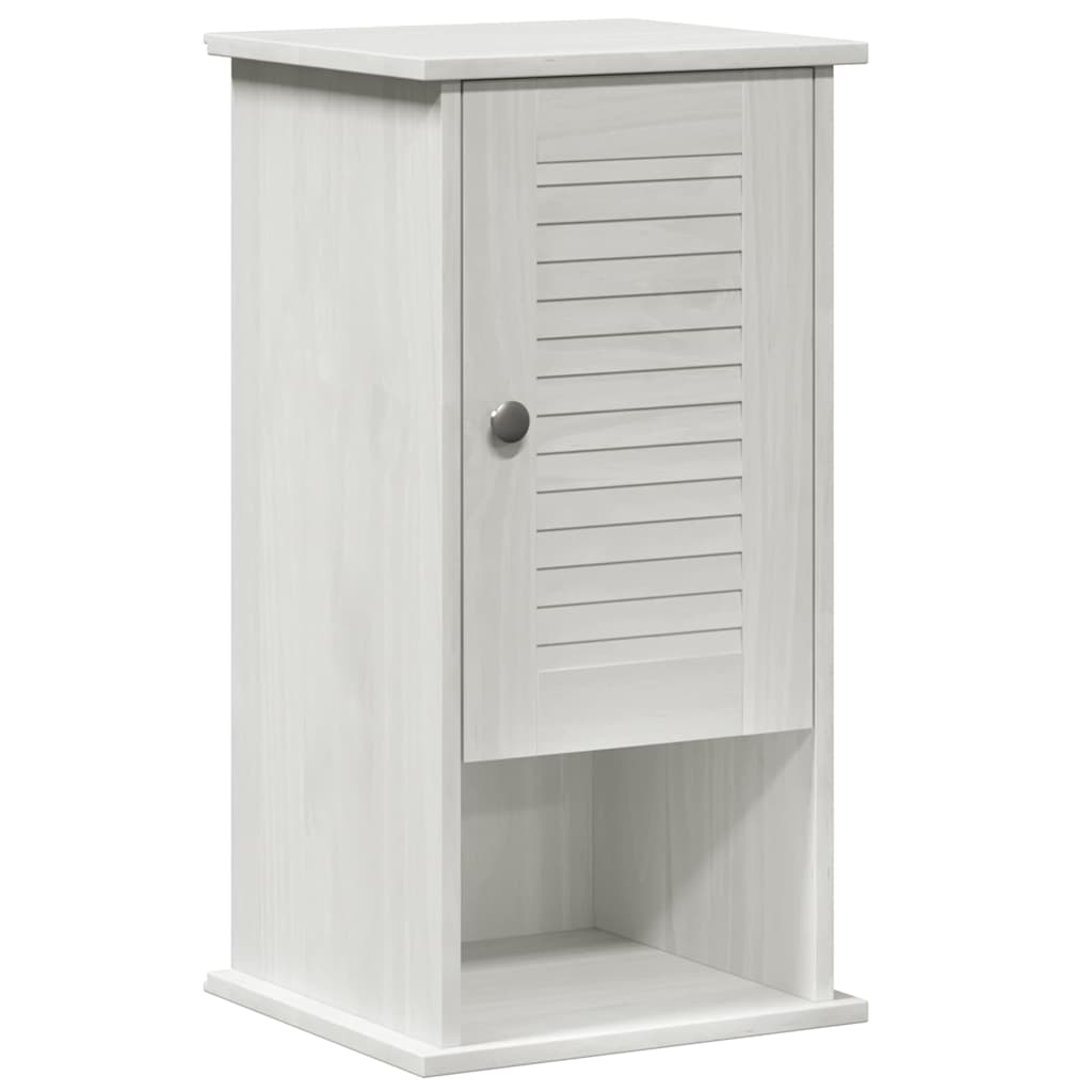 Badezimmermöbel Set mit Regal 5 pcs Antik Weiß 37 x 34 x 110 cm