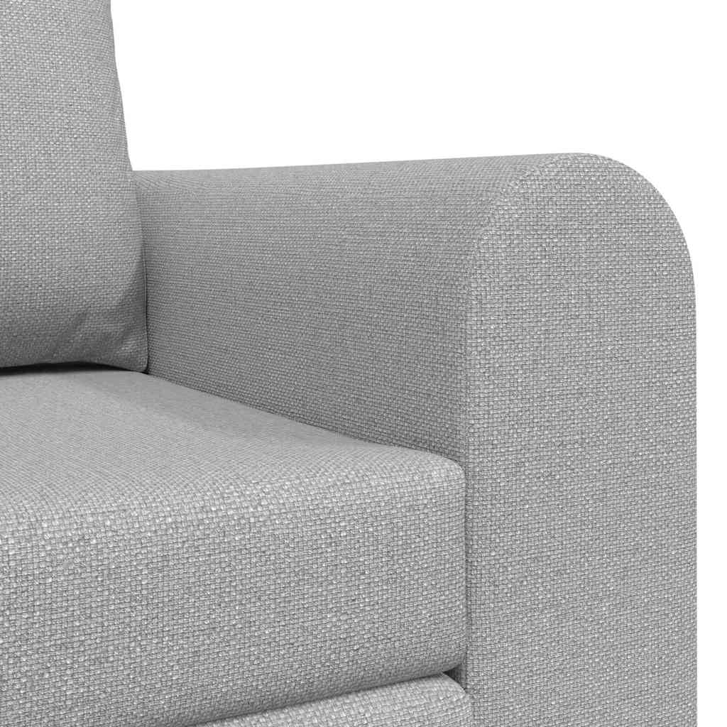 Sofa Bett Wolkengrau 148 x 71 x 83 cm Stoff