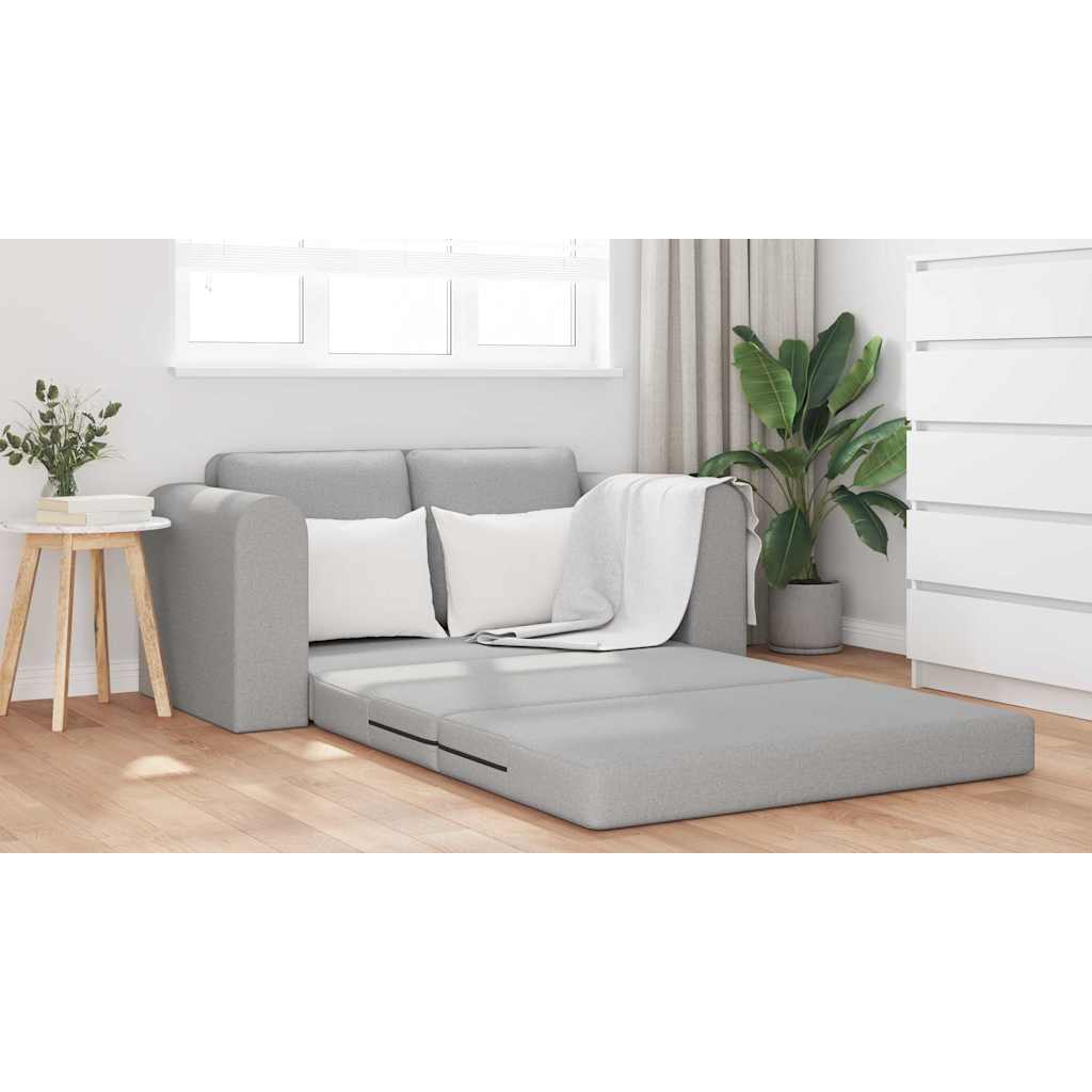 Sofa Bett Wolkengrau 148 x 71 x 83 cm Stoff