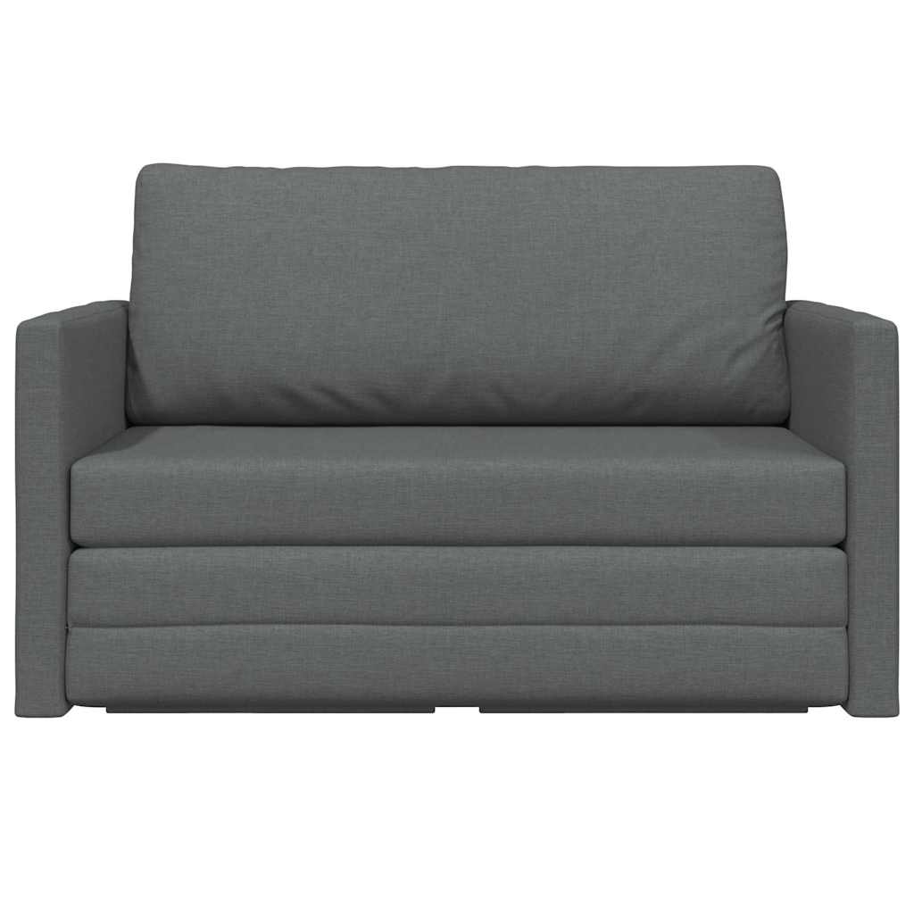 Sofa Bett Dunkelgrau 124 x 71 x 78 cm Stoff